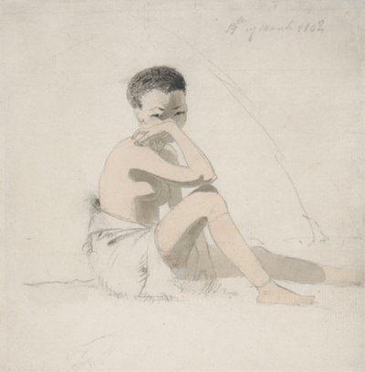 Korah Girl Seated, 1802 by Samuel Daniell